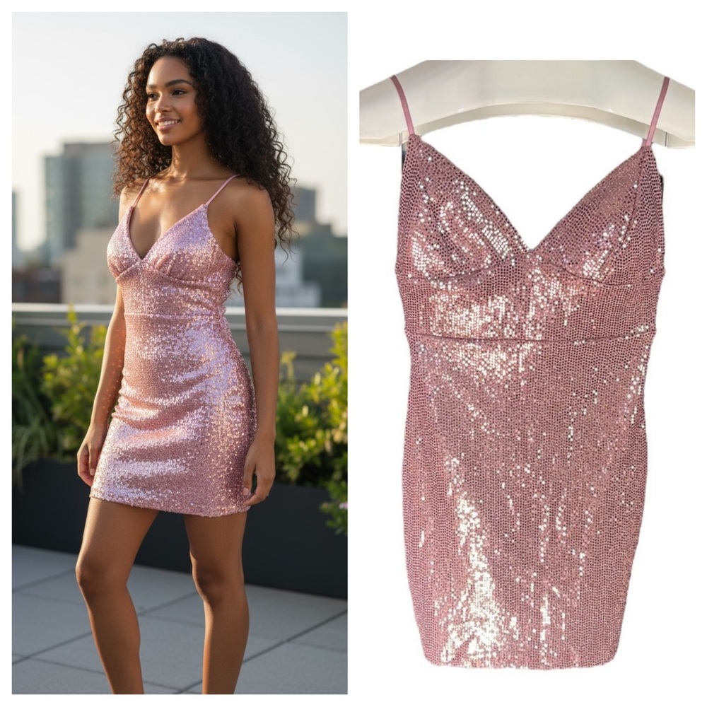 Lulu’s sequin bodycon dress